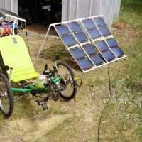 Solar Powered Electric Trike