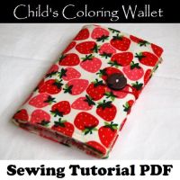 JC Handmade’s Child’s Coloring Wallet