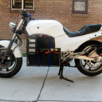 Electric motorcycle will get you there to build another one