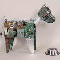 Animals made from e-waste are still your best friend