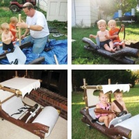 Yabba Dabba DIY  – Homemade Flintstones car