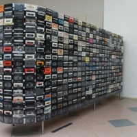 Cassette tape closet