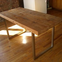 Reclaimed wood table