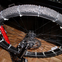 DIY Bicycle tire chains