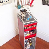 Bar from airline drink cart