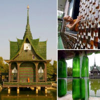 Temple of bottles