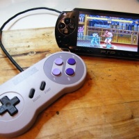 Use a Nintendo SNES controller on a Sony PSP!