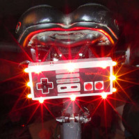 DIY: NES controller bike light