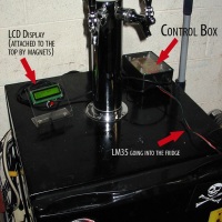 Digital thermostatic beer refreshment regulator