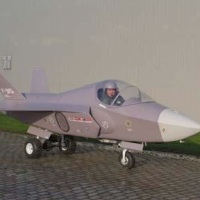 Replica fighter jet that travels at 5mph