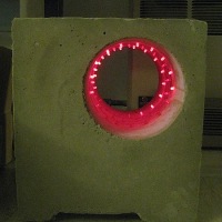 LED concrete furniture