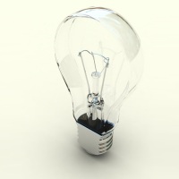 Flat light bulb