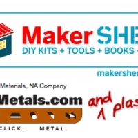 Maker Shed now has Online Metal and Plastics