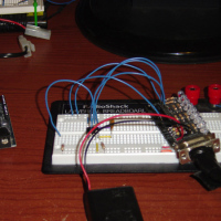 Modify a MiniPOV into an AVR programmer