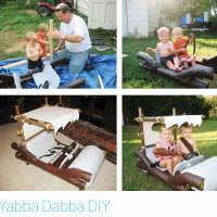 Yabba Dabba DIY – Homemade Flintstones car