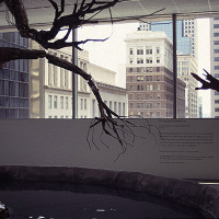 Growing, Raining Tree by Amorphic Robot Works