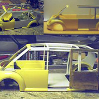 Modifying a VW Beetle model