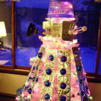 Dalek Christmas tree