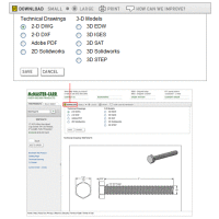 Download 3D models from McMaster Carr