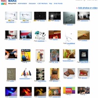 Top contributors and top tags for the MAKE Flickr photo pool