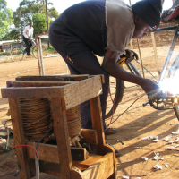 Roadside blind welding in Malawi