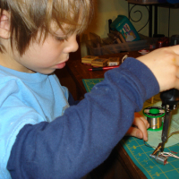 This kid can solder, can you?
