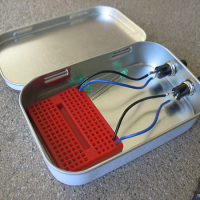 MAKE Project Tin button box