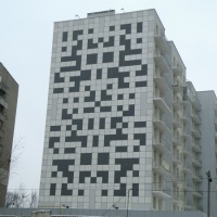 Crossword puzzle apartment building