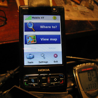 DIY Nokia Nseries bicycle cradle