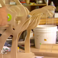 Wave Sculptures on MAKE: television