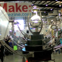 Fata Morgana Kinetic Sculpture at Maker Faire