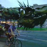 Gon KiRin Dragon Truck Travels to Maker Faire