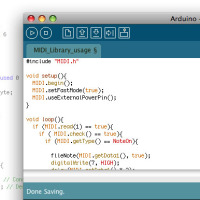 MIDI programming library for Arduino