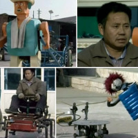 Chinese farmer’s walking creations