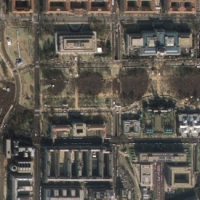 Inauguration, as seen from space