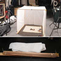 Collapsible photo lightbox on the cheap