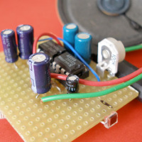 Light to sound converter circuit