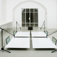 Sound installation uses its own force to create vibrations and feedback