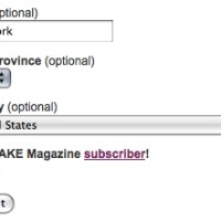 Updates to the MAKE suggest a site form…