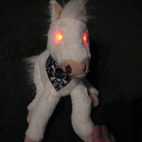 Evil zombie plushie pony!