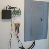 Web-based household power usage monitor