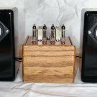 Home-brewed iPod tube amp and speakers for Xmas