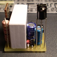 Compact light dimmer with IR control