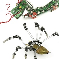 Electronics scrap turned art @ Sparkfun