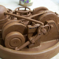 Tim See’s steampunky ceramic art