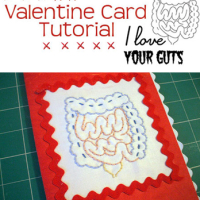 “I Love Your Guts” Valentine From Sublime Stitching