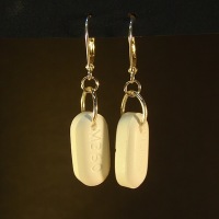 Vicodin earrings