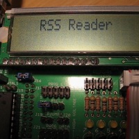 RSS Reader using AVR mega8