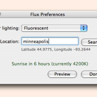 F.lux – time of day light adjustment for your monitor