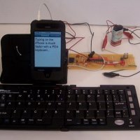 External keyboard for iPhone from our own iPhone Hacks–no jailbreaking needed!